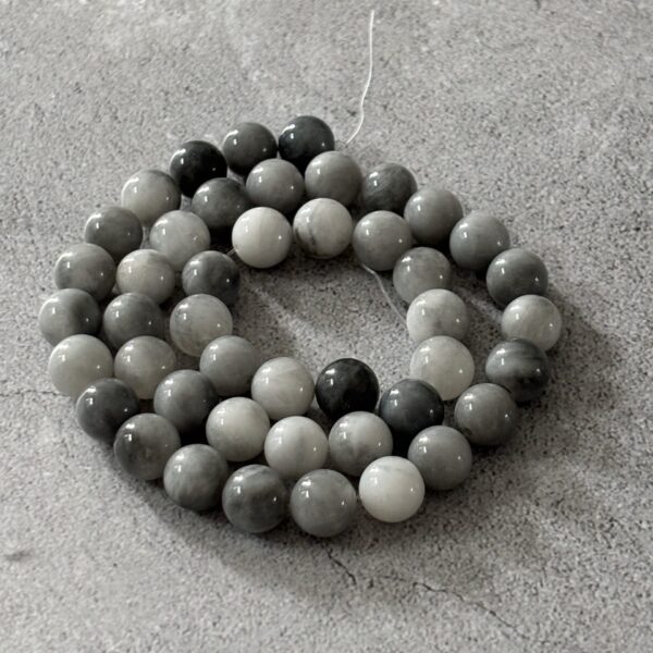 Perles 8 mm œil de faucon pour intuition, clairvoyance et protection