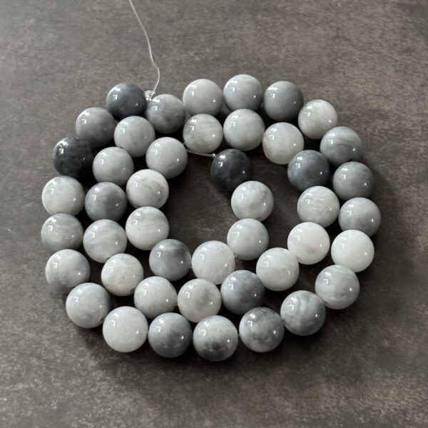 Perles 8 mm œil de faucon pour bijoux artisanaux et énergie de protection