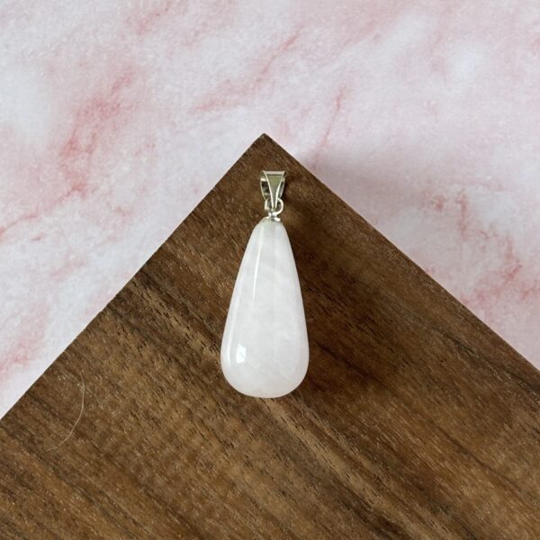 pendentif bullet quartz rose bijou