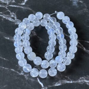 Perles Pierre de Lune naturelles pour création de bijoux uniques et lumineux