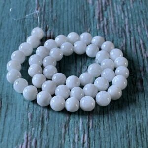 perles Pierre de Lune A naturelles rondes 6 mm pour création bijoux