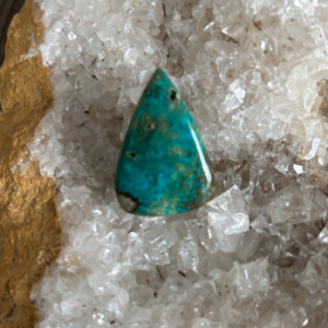 Cabochon pierre naturelle CHRYSOCOLLE pour pendentifs, bague ou bijoux à agrémenter selon vos goûts