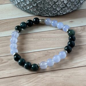 bracelet lithothérapie cancer douceur sérénité - Bijou artisanal