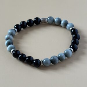 bracelet artisanal lithothérapie lion force protection