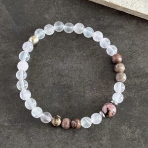 Bracelet astrologique taureau pierres naturelles harmonie émotionnelle