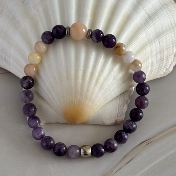 Bracelet signe astrologique balance pierres naturelles