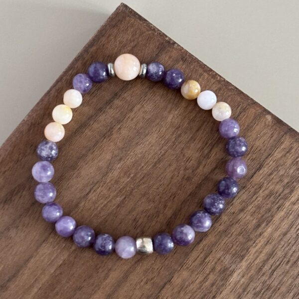 Bracelet zodiaque balance opale rose douceur et équilibre