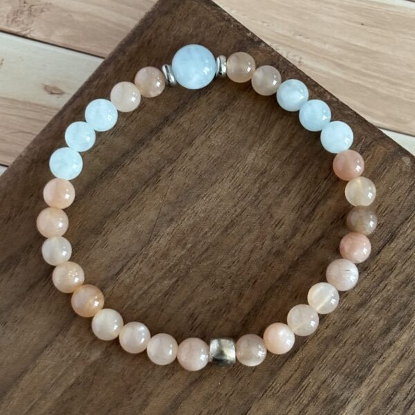 Bijou astrologique signe verseau pierres naturelles