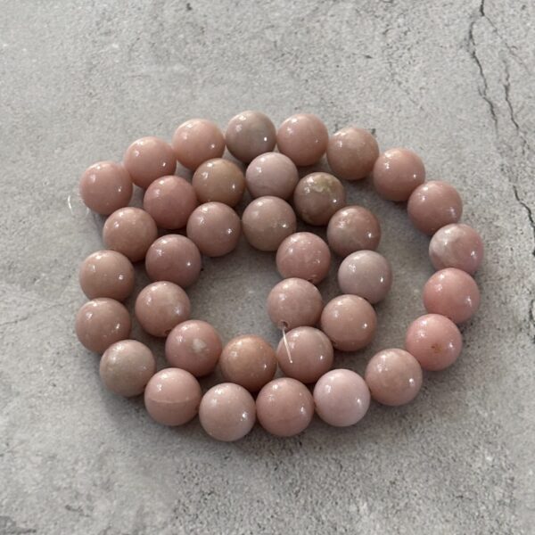 perles 10 mm opale rose qualité gemme pour créations artisanales