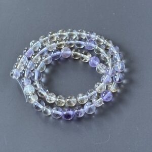 Perles amétrine 6 mm création bracelet et collier
