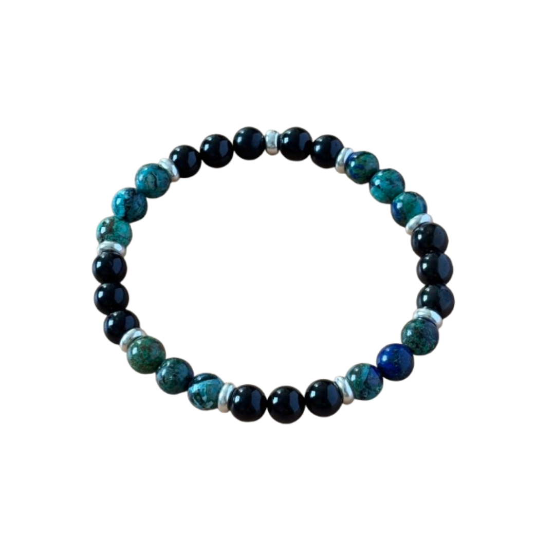 Bracelet du zodiaque signe du Capricorne en pierres naturelles