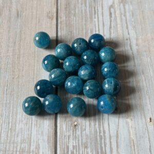 Perles rondes en apatite 10 mm pour bijoux