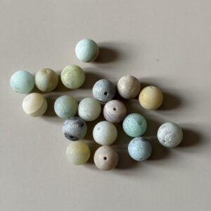Perles amazonite naturelle 10 mm