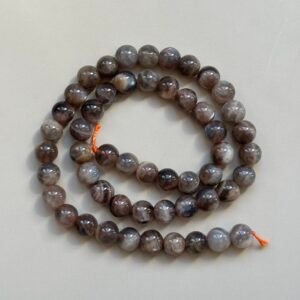 bracelet pierre de lune noire lithothérapie protection et ancrage