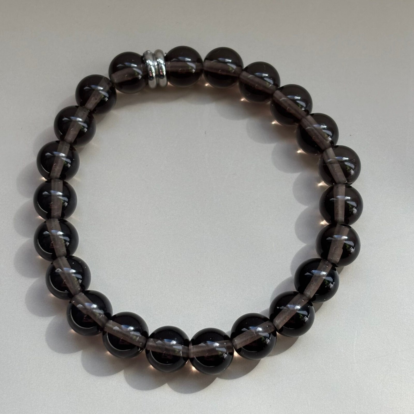 bracelet obsidienne larme d apache 8 mm pierre naturelle noire bijou ancrage protection