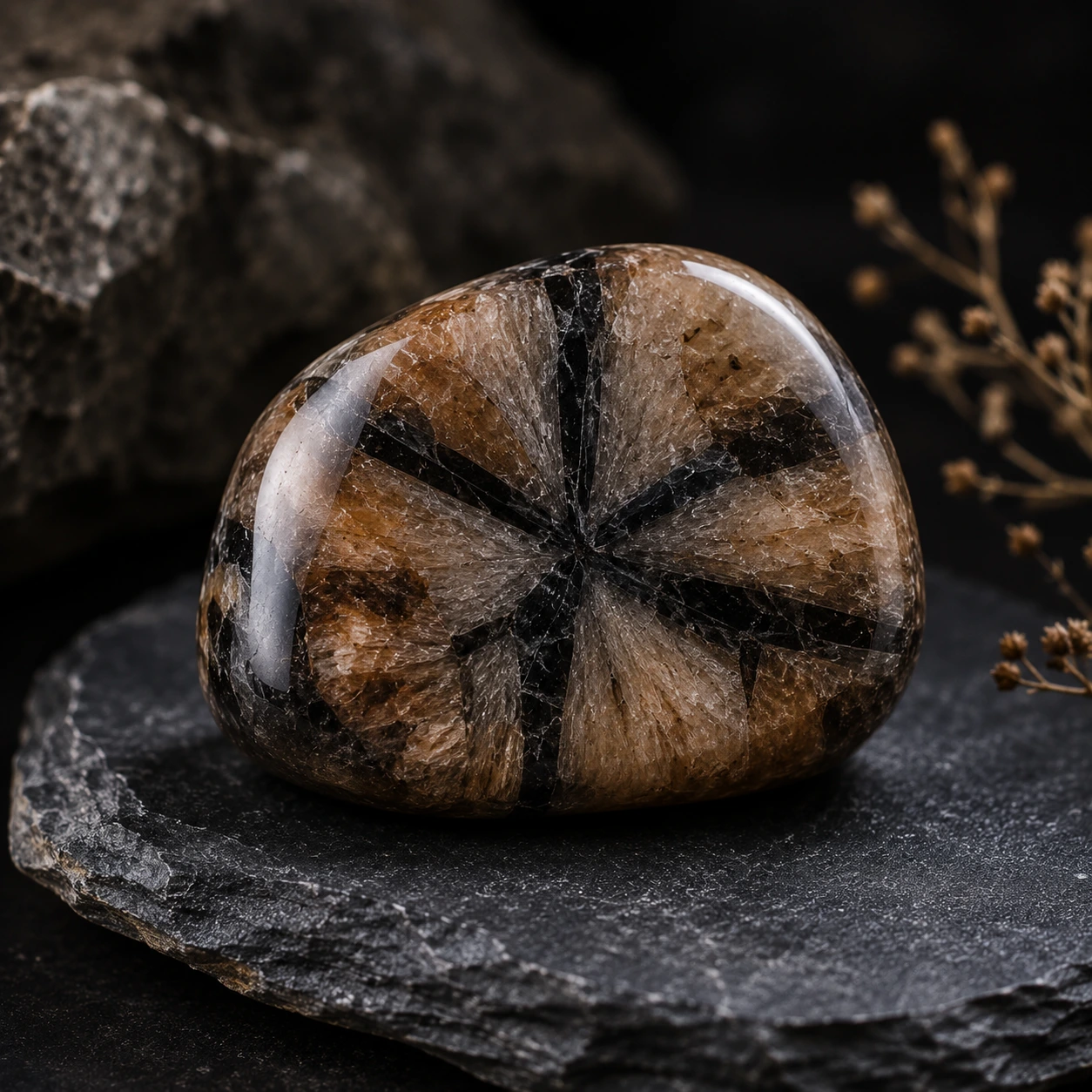 CHIASTOLITE - GUIDE Chiastolite naturelle – pierre de protection, d'ancrage et de transformation intérieure