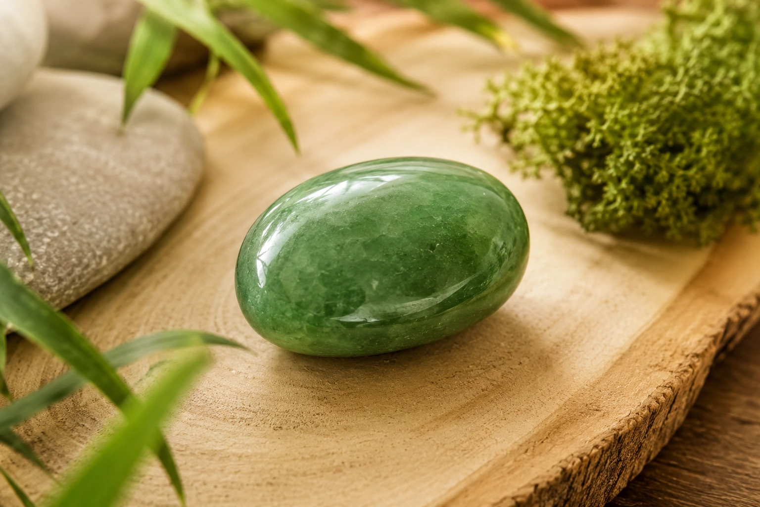 Jade naturel vert – pierre fine et symbole d’harmonie