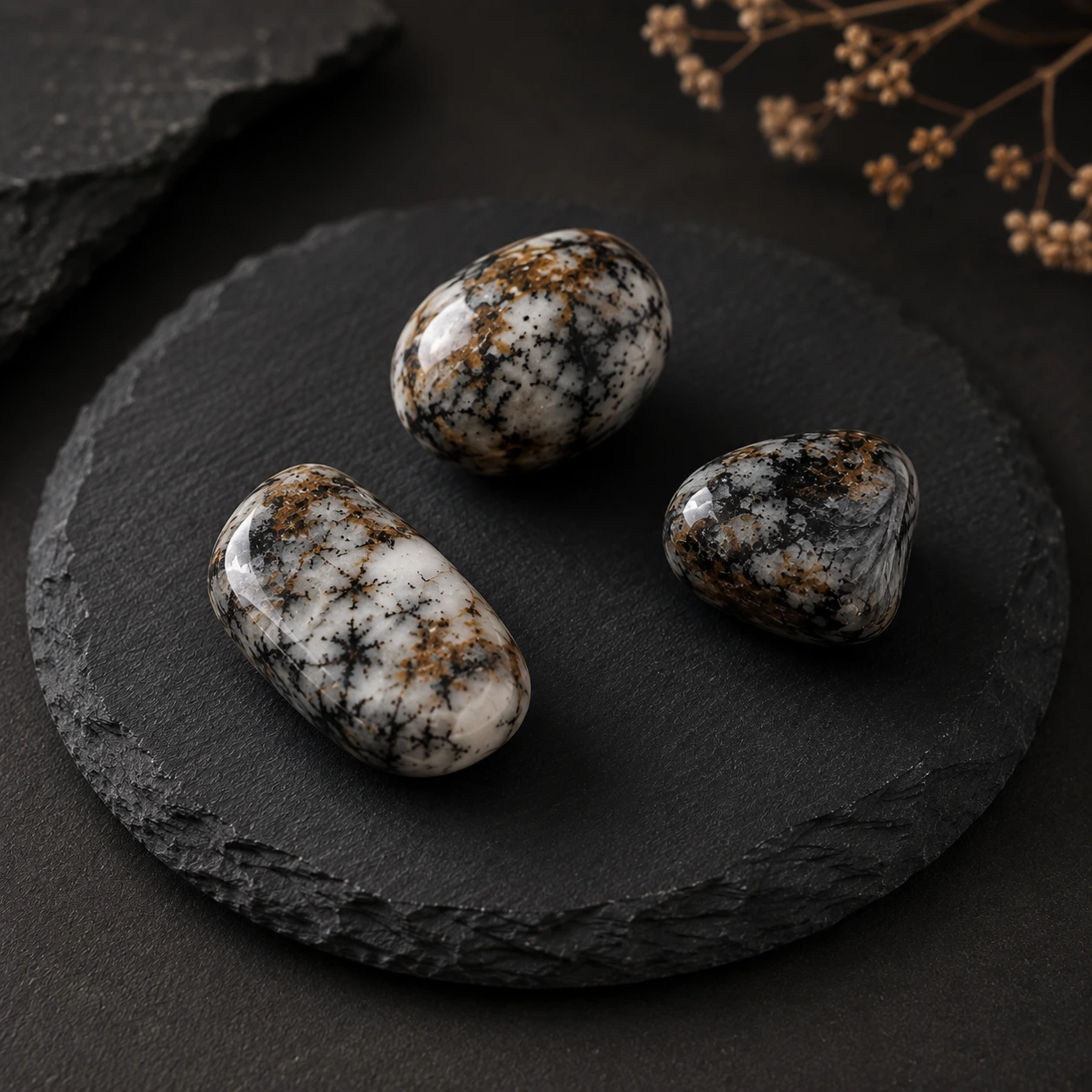 Merlinite pierre naturelle – Guide des pierres et informations sur la lithothérapie