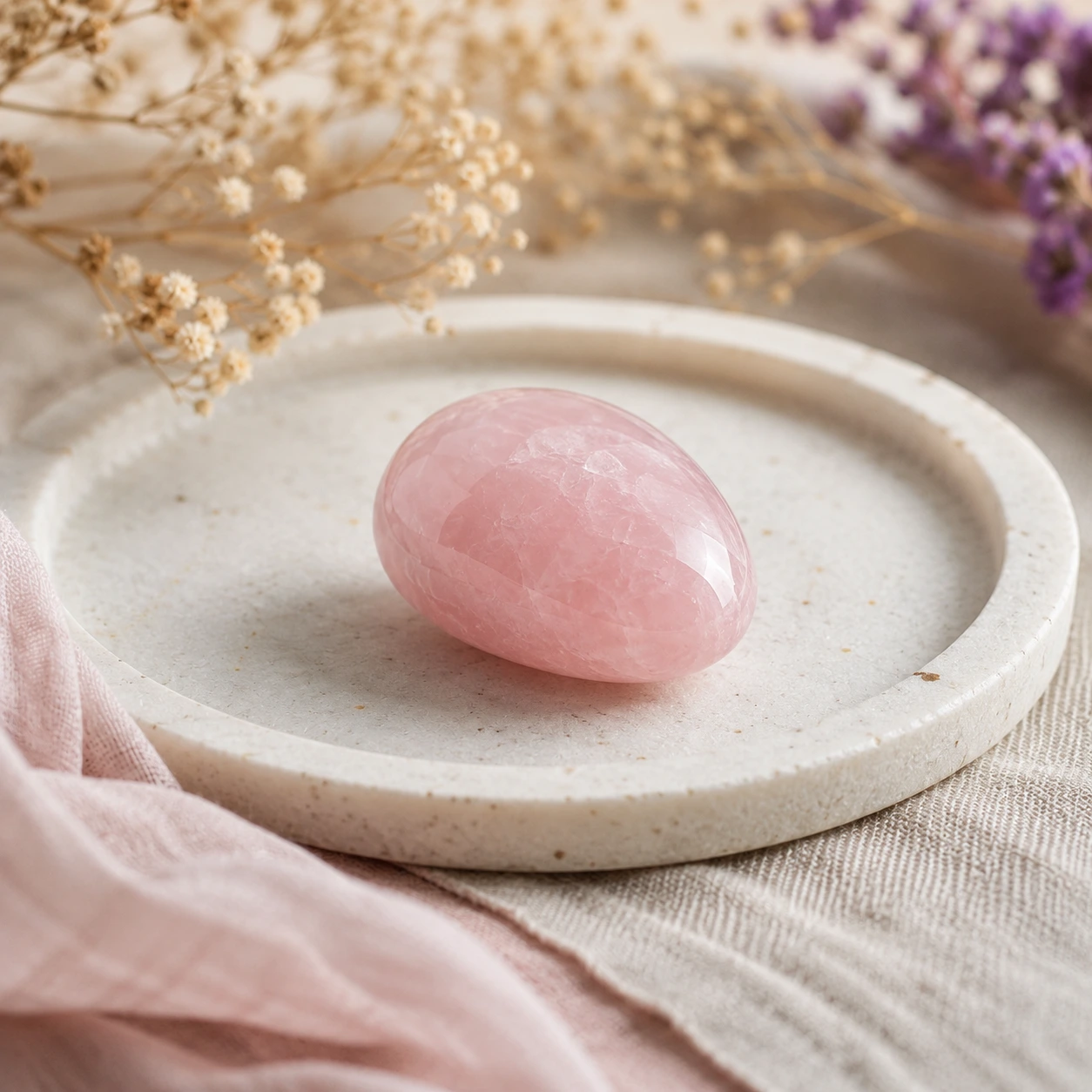 Morganite pierre naturelle rose pâle – Guide des pierres et propriétés en lithothérapie