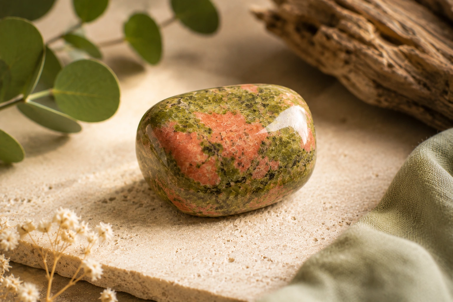 UNAKITE - GUIDE Unakite pierre naturelle verte et rose – guide des pierres
